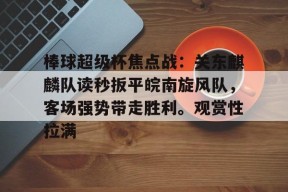 爱游戏-棒球超级杯焦点战:关东麒麟队读秒扳平皖南旋风队,客场强势带走胜利。观赏性拉满的简单介绍